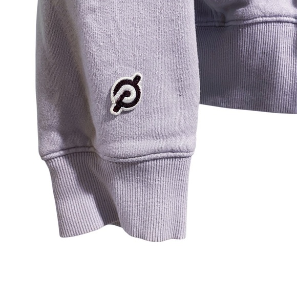 Peloton Light Purple Lilac Pull Over Crew Neck Sweatshirt | Women Size Large - Picture 4 of 7